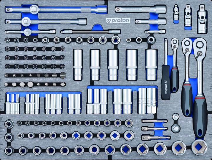 Actual product image Proton Tool trolley TT-285PB with 7 drawers