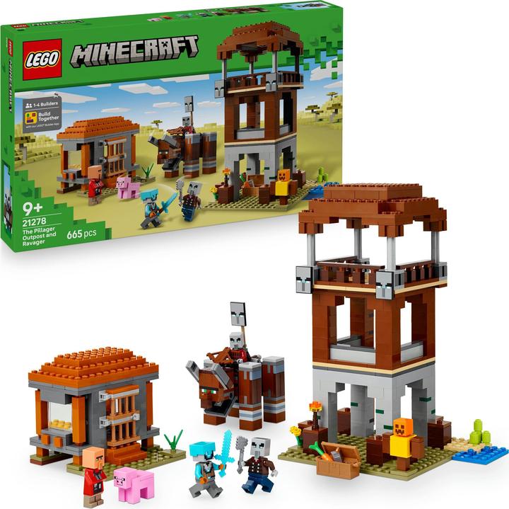 Actual product image LEGO Ein Verwüster am Plünderer-Aussenposten (21278, LEGO Minecraft)