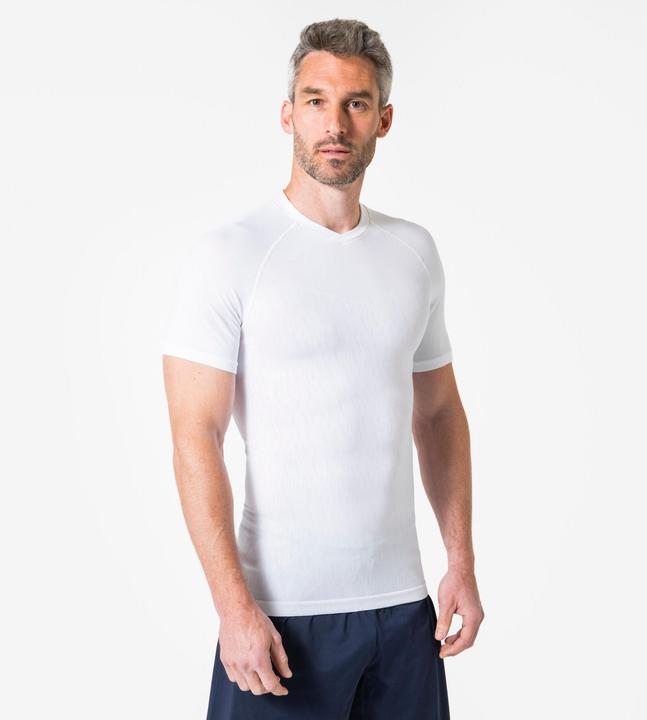 Produktbild Kipsta Damen/Herren Fussball Funktionsshirt kurzarm - Keepdry weiss (L)