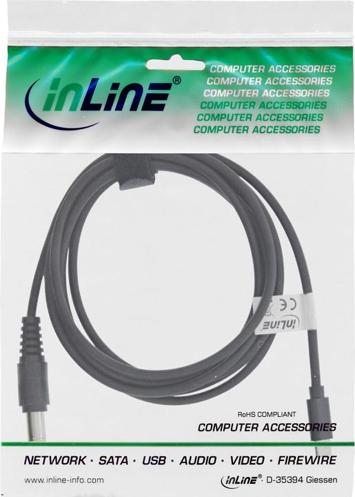 Produktbild InLine USB Typ-C zu Lenovo Notebook (rund) Ladekabel (2 m)