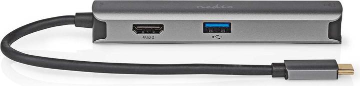 Image du produit Nedis Adaptateur USB multi-ports USB 3.2 Gen 1, USB-C™ mâle, HDMI™ femelle, RJ45 femelle, 3x USB-A femelle (USB-C, 5 Ports)