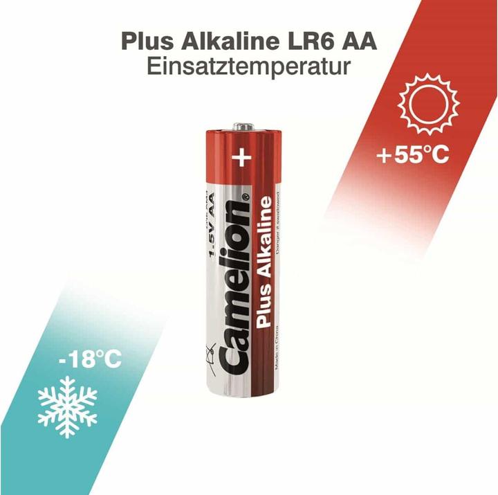 Produktbild Camelion Plus Alkaline LR6 AA 2 Stück (2 Stk., AA, 2700 mAh)
