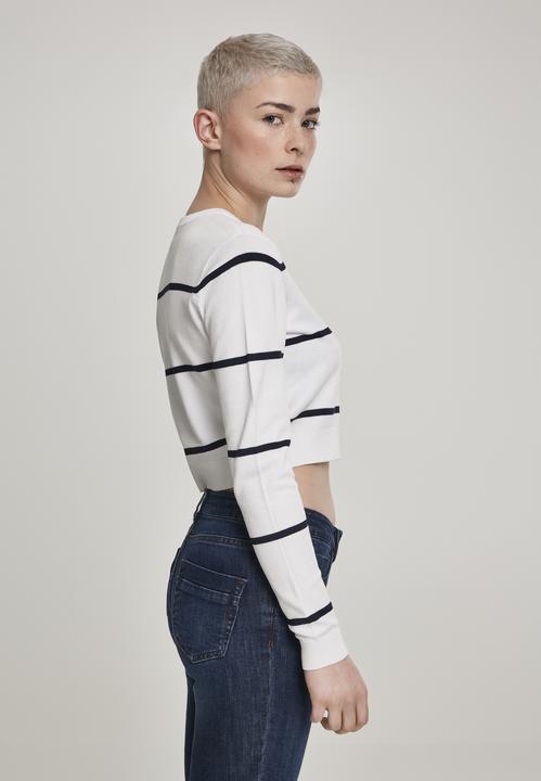 Immagine prodotto Urban Classics Maglione corto a righe da donna (XL)