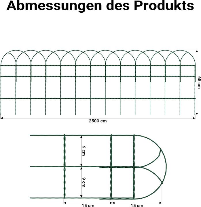 Immagine prodotto Wiltec Gartenzaun