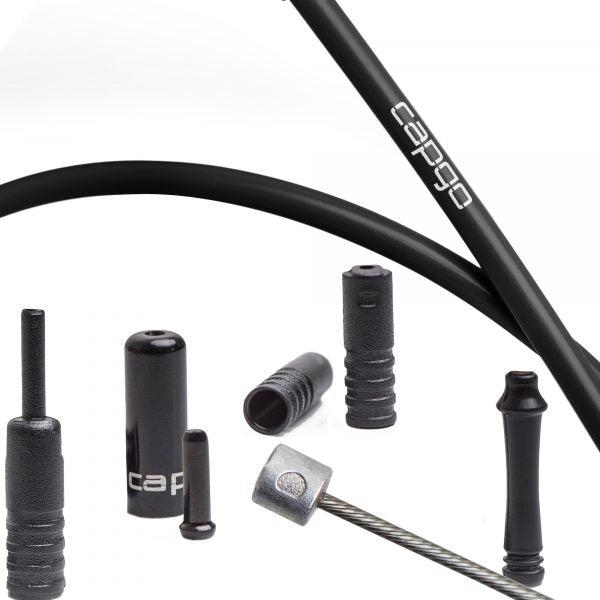 Actual product image Capgo BL front derailleur cable set for Shimano/SRAM