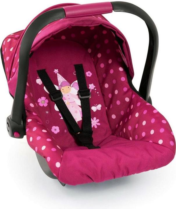 Actual product image Bayer Doll car seat with roof