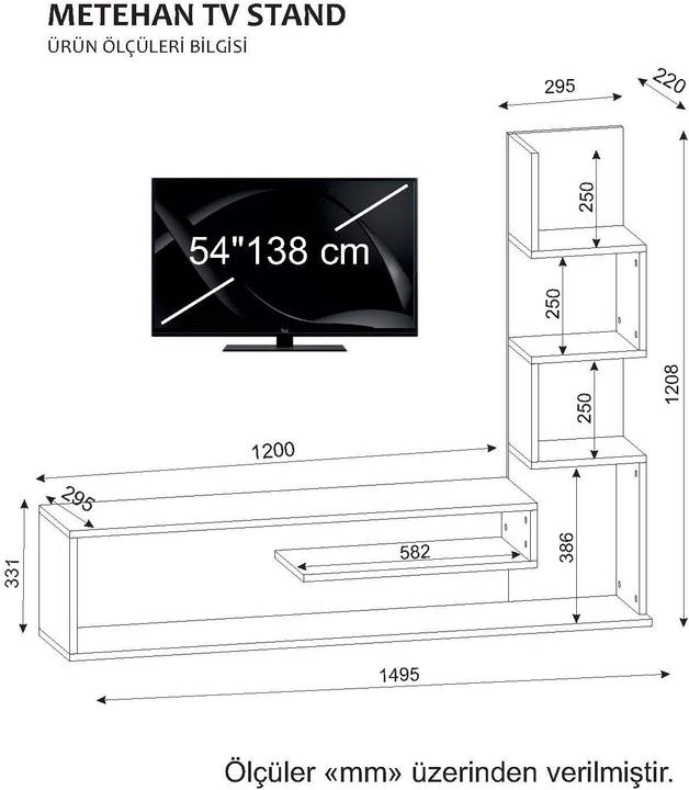Actual product image Kalune Design Rohan (149.5 x 121 x 29.5 cm)