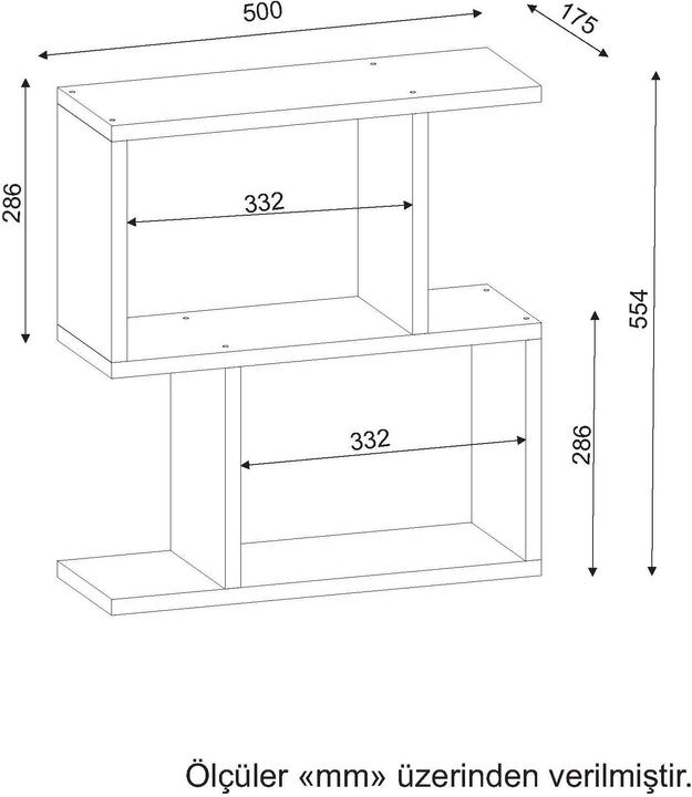 Produktbild Kalune Design Jaden (50 x 55.5 x 17.5 cm)