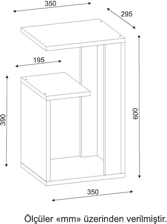 Productafbeelding Kalune Design Jaroslaw (35 x 60 x 29,5 cm)