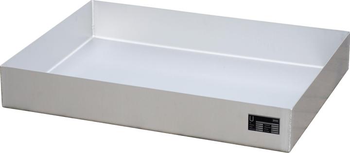 Bauer Vasca per palette in acciaio inox, per taniche, 40 l, lungh. x largh. x alt. 800