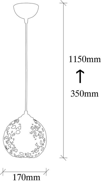 Actual product image Opviq Osman (E27)