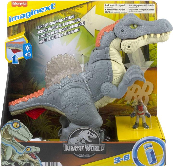 Actual product image Imaginext Jurassic World Super Snap Spinosaurus