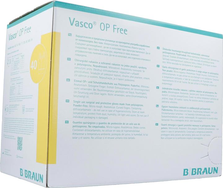 Produktbild B.Braun OP Free Handschuh Latexfrei Grösse 8 (40 Paar) (8)