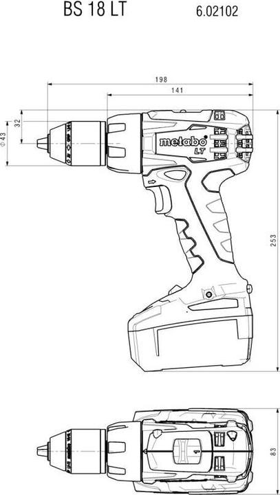 Produktbild Metabo Bs 18 Lt (Akkubetrieb)