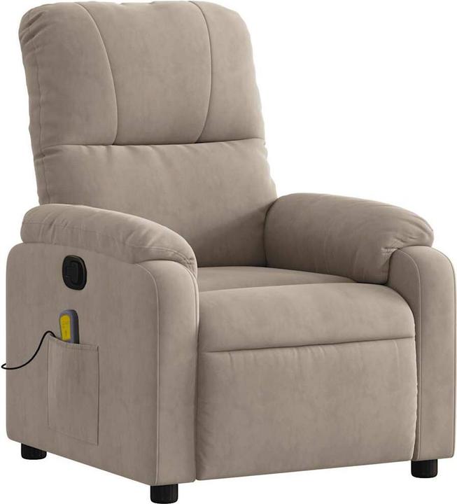 Produktbild VidaXL Massagesessel Taupe Mikrofasergewebe,Farbe: Taupe,Material