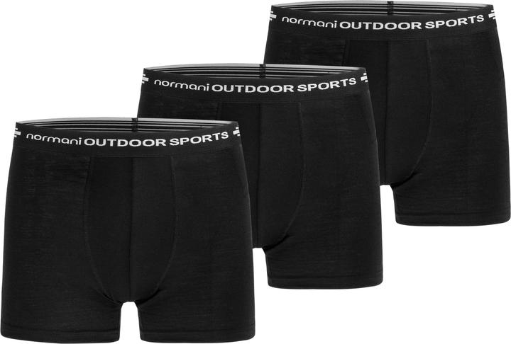 Normani 3er Pack Herren Merino Boxershorts Unterhose - 7694 (XXL, 3er Pack)