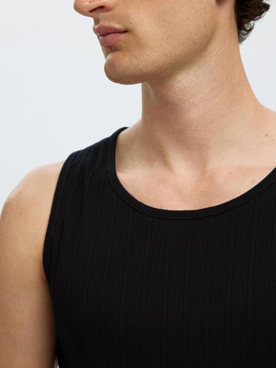 Image du produit Selected Homme Geripptes Baumwoll Tanktop (XL)