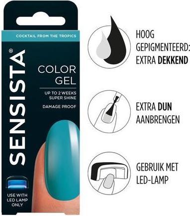 Immagine prodotto Sensista Color Gel Cocktail From The Tropics - Blu (Azzurro)