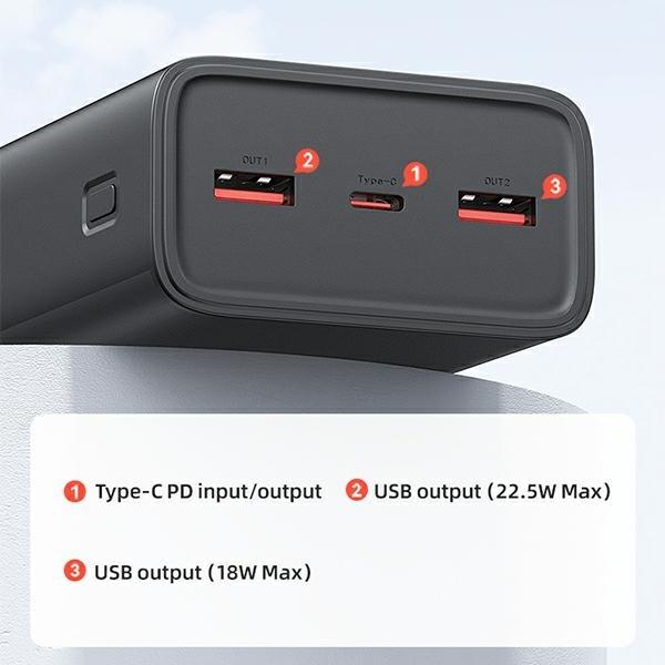 Produktbild Usams Yattu Series (30000 mAh, 65 W, 111 Wh)