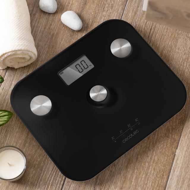 Actual product image Cecotec EcoPower 10100 Precision Surface Personal Scale with Bioimpedance Function and High-Security Glass S (180 kg)