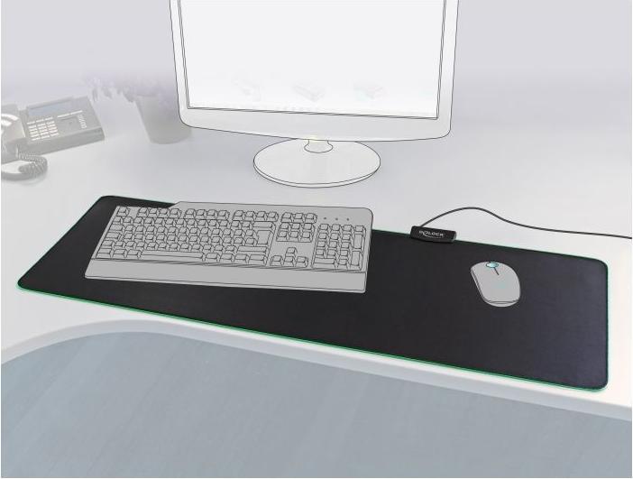 Actual product image Delock USB Mauspad (Wide)