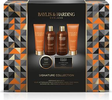 Actual product image Baylis & Harding Body Care Gift Set Black Pepper Ginseng 6 Pieces (Body care set)