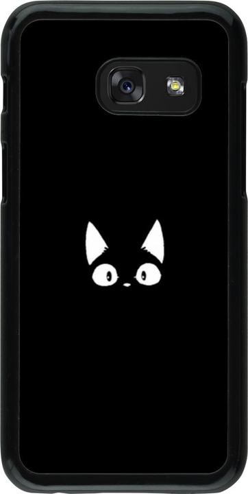 Actual product image PhoneLook Coque Funny cat on black (Samsung Galaxy A3 (2017))