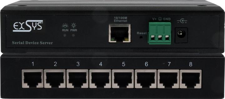 Exsys Serial Device Server 8x RS232/422/485