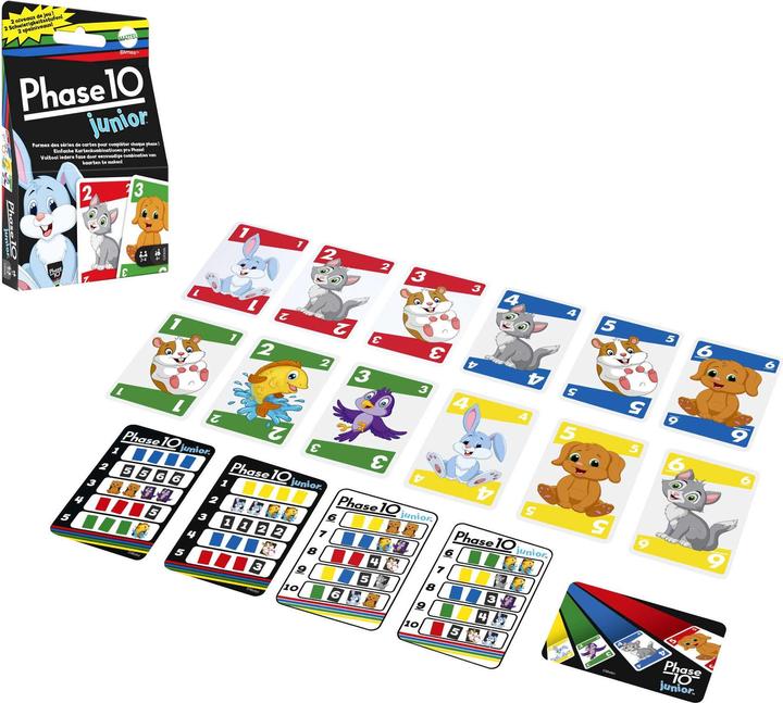 Produktbild Mattel Games Phase 10 Junior (Multilingual)