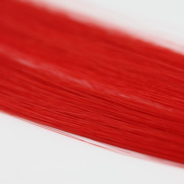 Immagine prodotto JTI Un pezzo di extension di capelli sintetici di diversi colori (Arancione scuro, Blu, Porpora, Marrone, Rosso, Arancione chiaro, Giallo e verde, 50 cm)