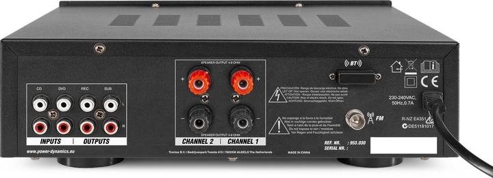 Actual product image Power Dynamics Amplifier Pro PV220BT (Amplifier)