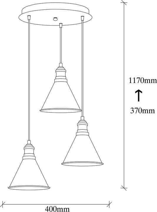 Actual product image Opviq Francisco (E27)