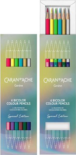 Actual product image Caran d'Ache Claim Your Style Bicolour special edition (Multicoloured, 6 x)
