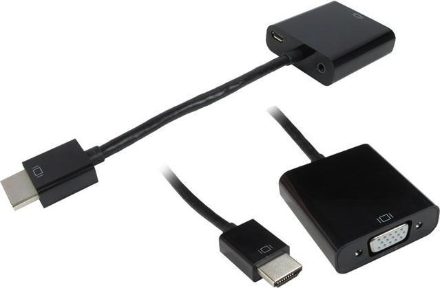 Image du produit Cables Direct Adaptateur HDMI Vers Svga Vga+3.5 Socket (HDMI)