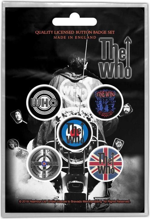 Actual product image The Who Quadrophenia Badge (Pack of 5)