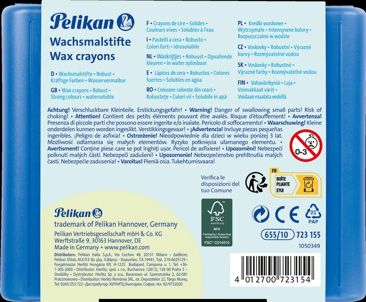 Nährwerte und Zutaten Pelikan Wachsmalstifte mit Schiebehülse (Mehrfarbig, 10 x)