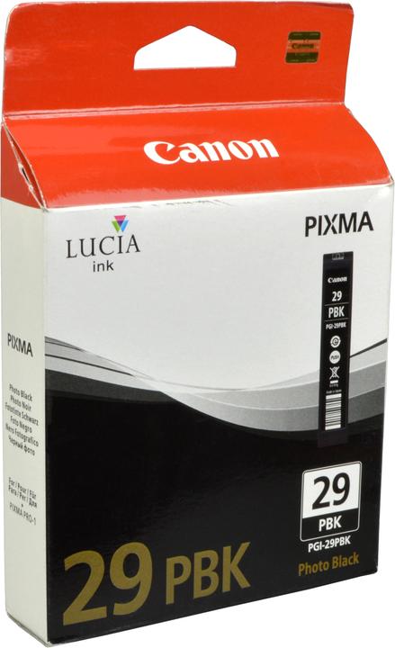 Actual product image Canon Pgi-29pbk (PBK)