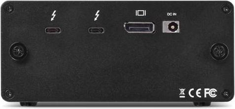 Actual product image OWC Enclosure for 4 SSD Express 4M2 M.2 NVMe Thunderbolt 3 drives + cable