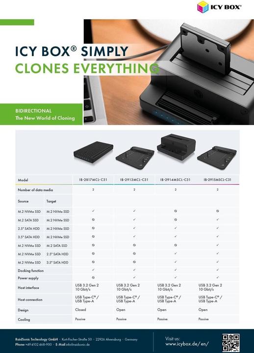Image du produit Icy Box IB-2915MSCL-C31