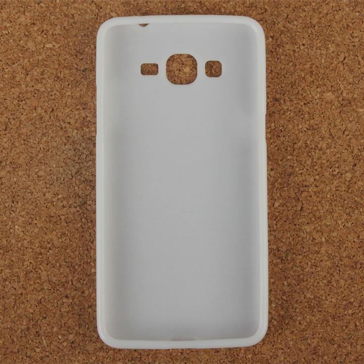 Produktbild König Design Schutzhülle TPU Case für Handy Samsung Galaxy Grand Prime SM G530H Weiss (Samsung Galaxy Grand Prime)