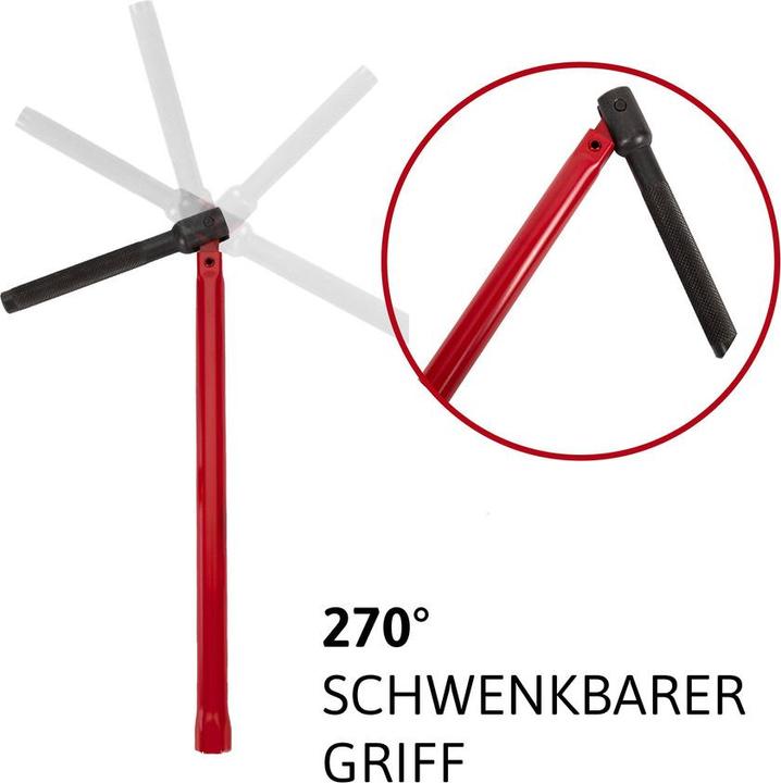 Produktbild Dönges StandhahnmutterschlÃ¼ssel 13 mm, Kralle SW 36 + EinsÃ¤tze 9-17 mm, Maxclaw (12 mm, 14 mm, 16 mm, 10  mm, 17 mm, 11 mm, 15 mm, 9 mm, 13 mm)