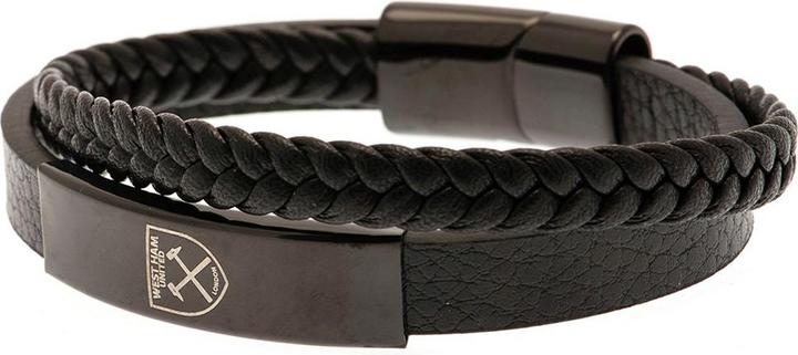 Immagine prodotto West Ham United FC Bracciale Crest in pelle (20 cm, 100% materiale sintetico)