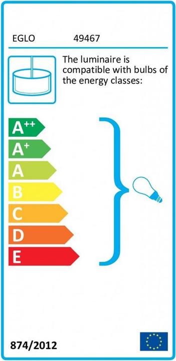 Energie-Label EGLO Priddy (E27)