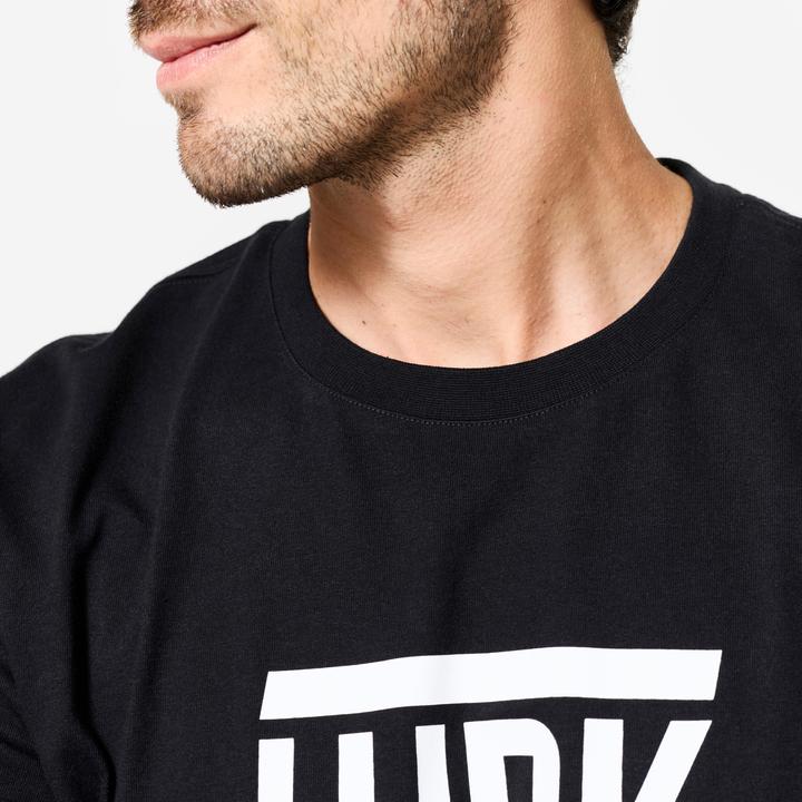 Produktbild Domyos T-Shirt Herren Baumwolle Regular - schwarz (4XL)