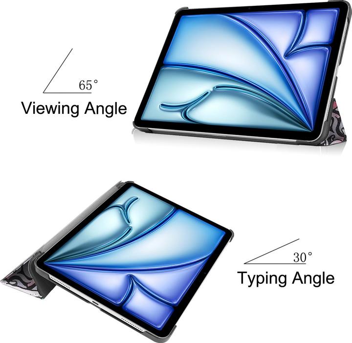 Produktbild Lobwerk Cover für Apple iPad Air 10.9 2020/2022 4/5 Generation iPad Air 11 2024 M2 11 Zoll Slim Schutzhülle (X)