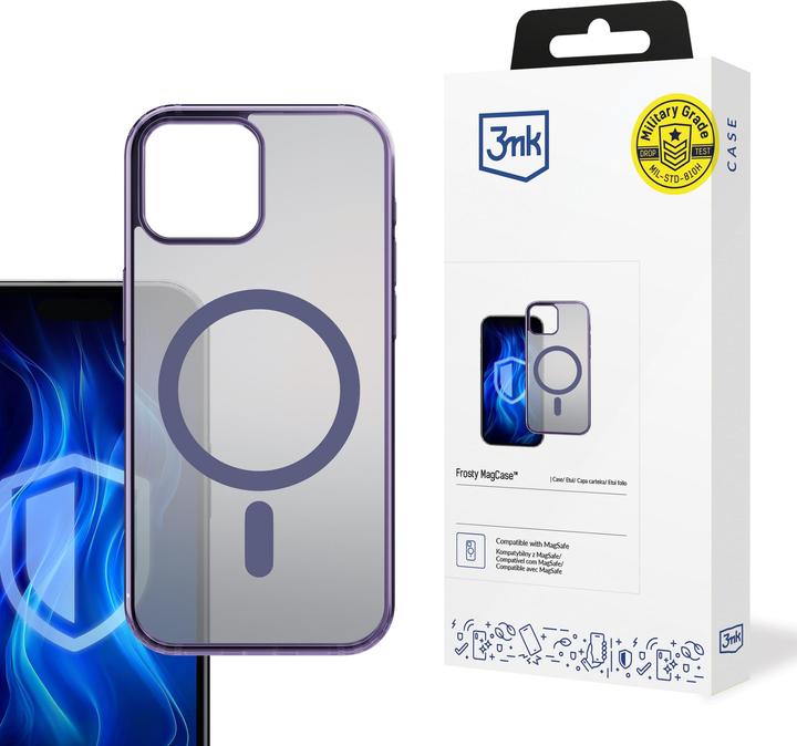Image du produit 3MK Frosty MagCase Purple Case pour Apple iPhone 13 - pourpre (Apple iPhone 13)