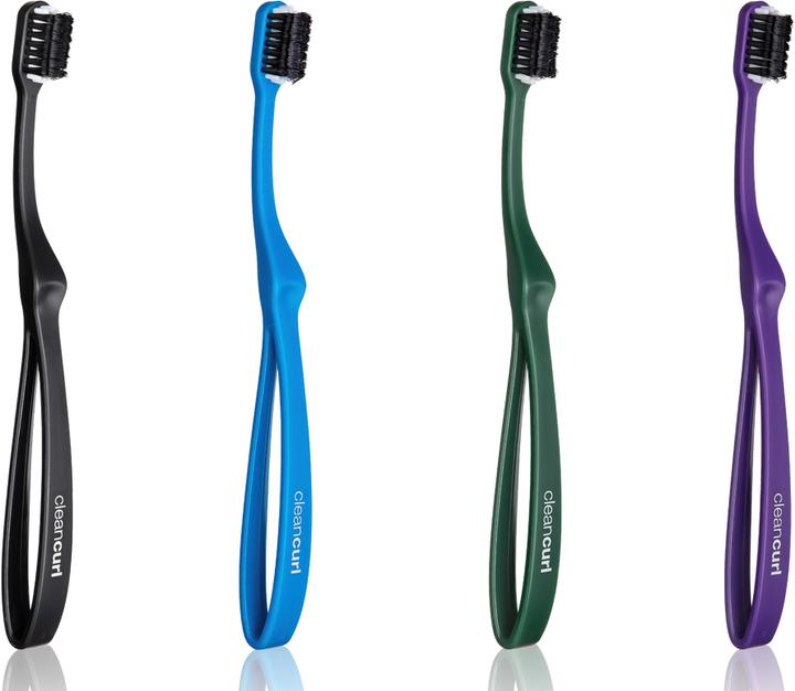 Actual product image Edel + White CleanCurl Curved brosse à dents (Medium, 1 x)