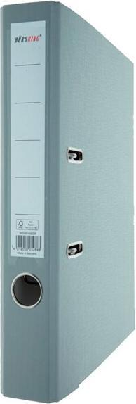 Actual product image Büroring Ordner, DIN A4, PP, 50 mm, schmal, auswechselbares Rückenschild, grau (A4, 50 mm)