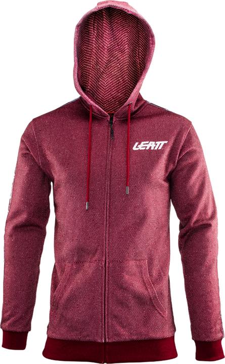 Image du produit Leatt Sweat à capuche zippé Premium # - Ruby (S)