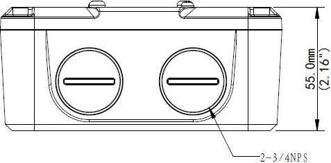 Actual product image Allnet all-cam2496-lefn zbh junction box